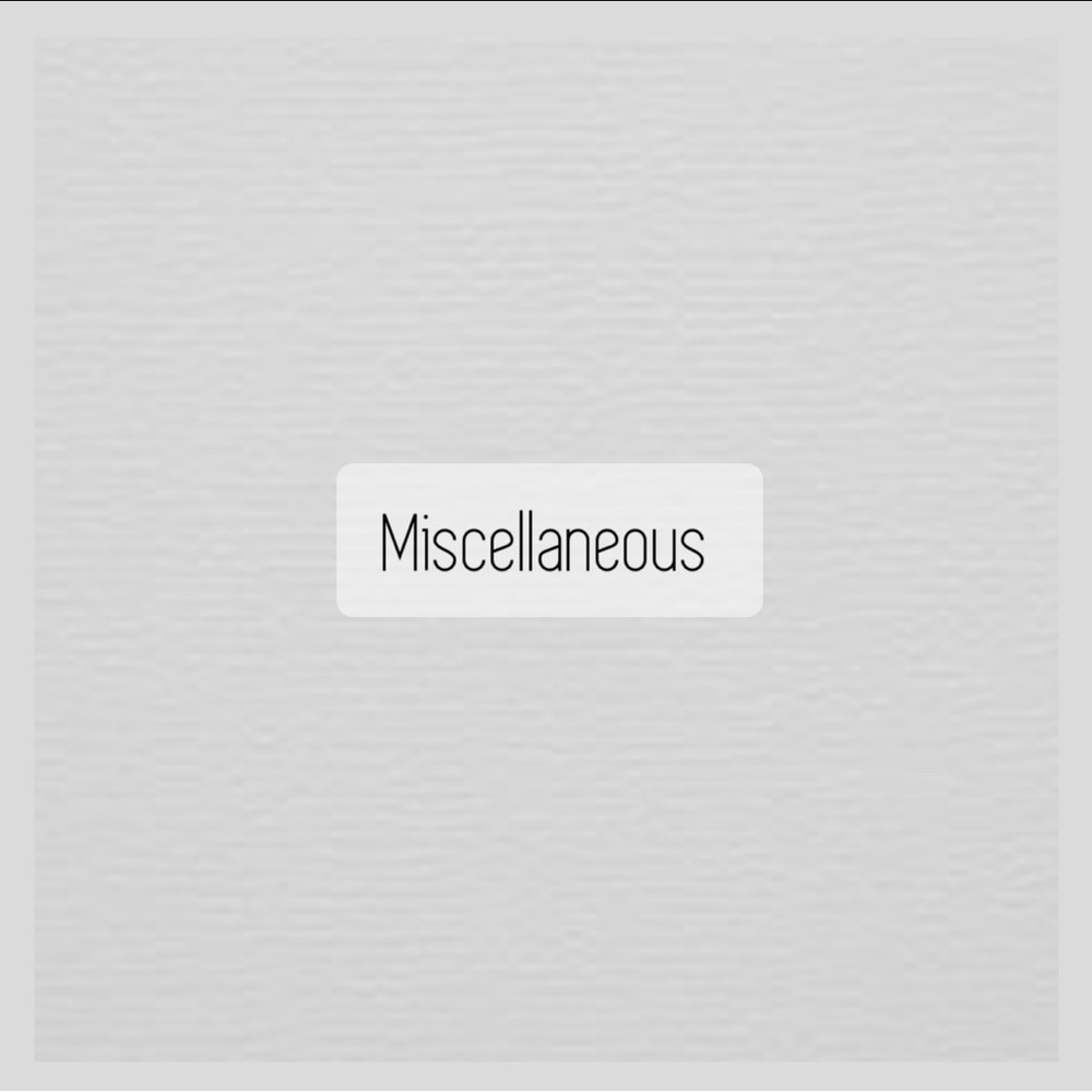 Miscellaneous